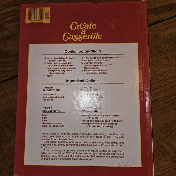 Better Homes and Gardens 1977 Casserole Recipes Cookbook Vintage - Picture 3 of 3